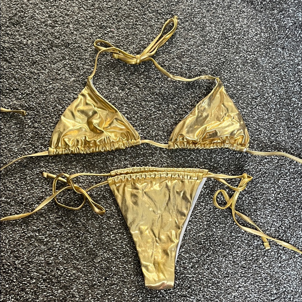 Gold Bikini Set